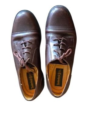 Timberland Brown Oxford Leather Shoes